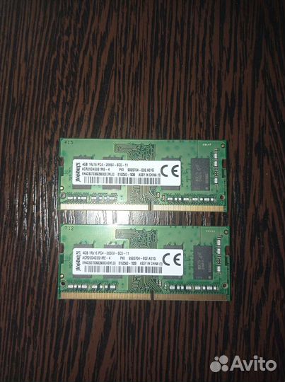 Ddr4 4х2 8GB для ноутбука sodimm