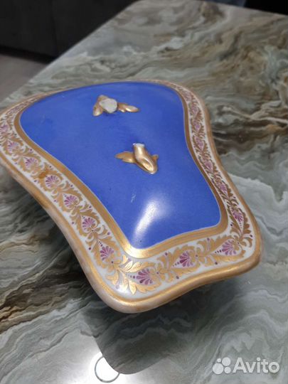Фарфор царский Николай 1 шкатулка