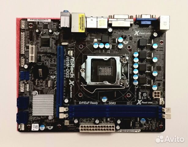 Материнская плата ASRock H61M-DGS купить в Самаре | Электроника | Авито