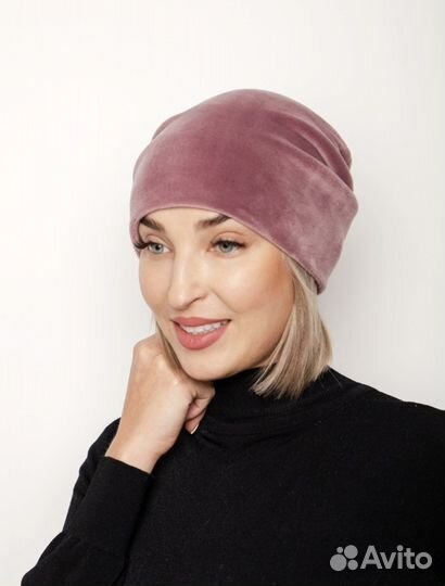 Новая шапка из велюра