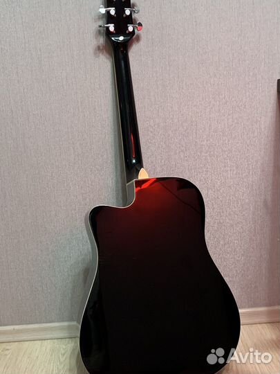 Гитара Flight AD-200 CEQ BK электроакустика