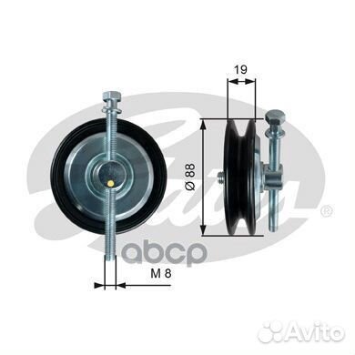 Ролик натяжной приводного ремня T39361 Gates