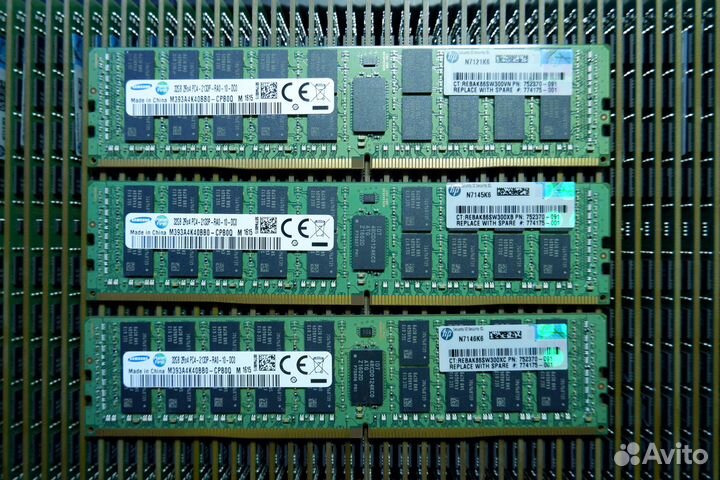 DDR4 32Gb HP 752370-091 774175-001 728629-B21 REG