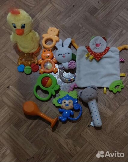 Погремушки,прорезыватели пакетом
