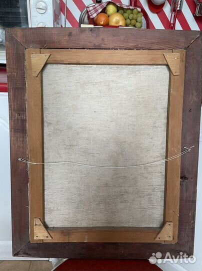 Картина «Сирень» холст масло, старинная