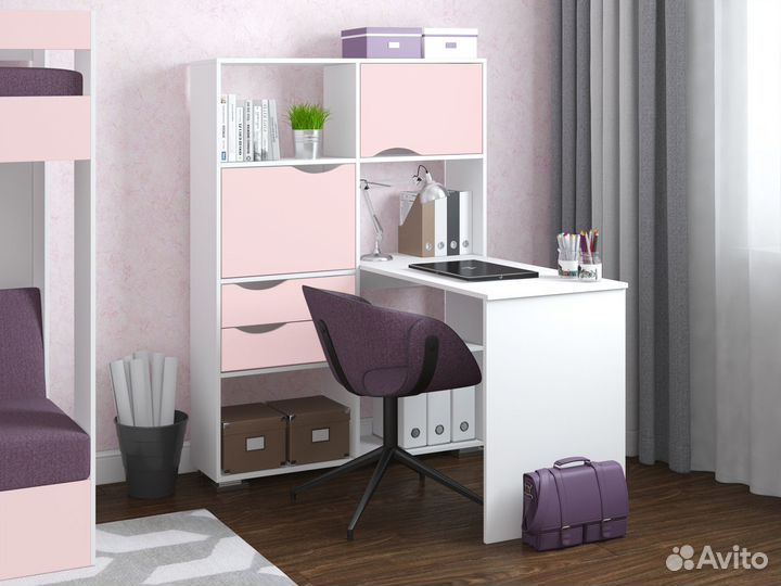 Стол письменный угловой Лаворо лев