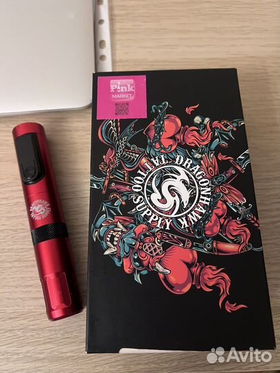 Тату машинка Dragonhawk Wireless Pen / X4 (Red)