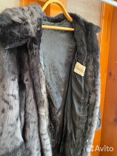 Шуба норковая трапеция