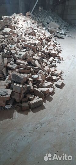 Бой бетона, кирпича, строительный мусор