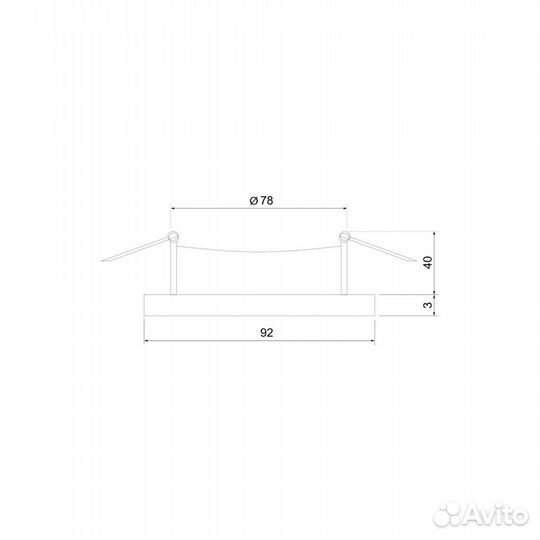 Встраиваемый светильник Elektrostandard 122 MR16