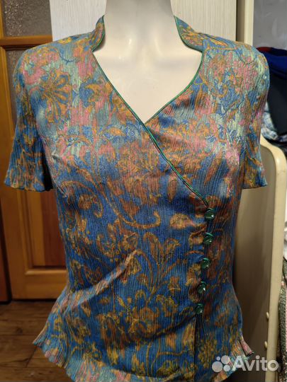 Винтажная блуза в восточном стиле