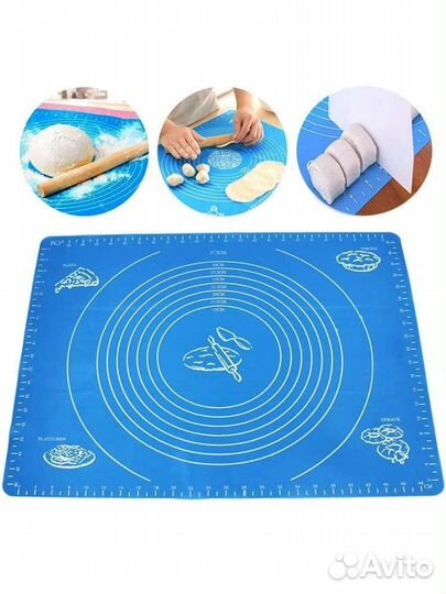 Новый силиконовый коврик для теста