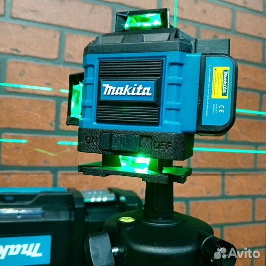 Лазерный уровень Makita 16 лучей 4D Нивелир 360 и