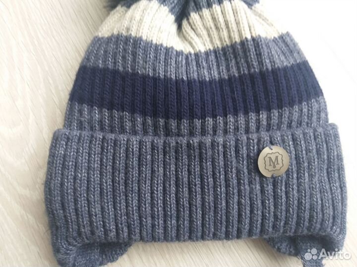 Шапка зимняя для мальчика и снуд (комплект)