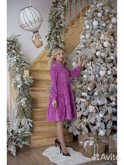 Платье вельвет