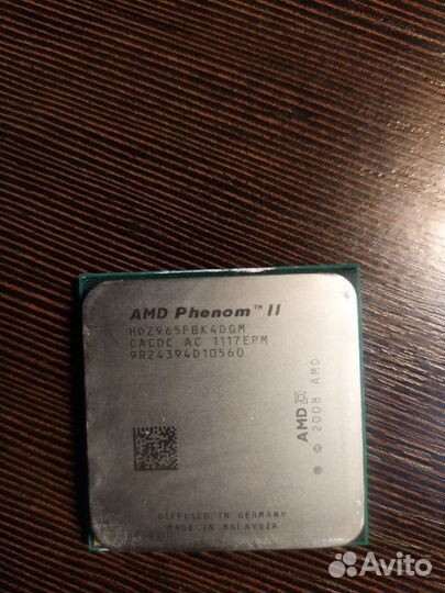 Процессор amd phenom ii x4 965