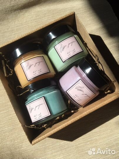 Ароматическая свеча ручной работы