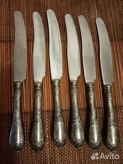 Ножи столовые мельхиор СССР