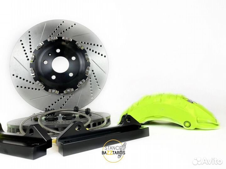 Тюнинг тормозов Audi S8 усиленные Brembo 19Z перед