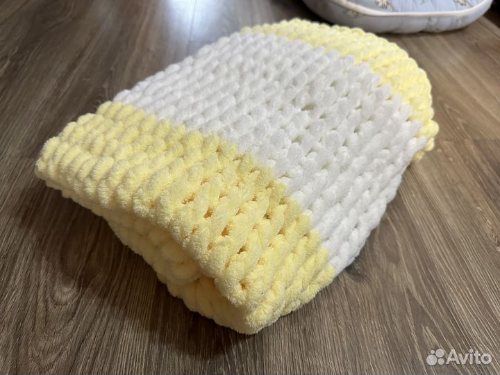 Кокон, гнездышко для малышей, плед из AlizePuffy