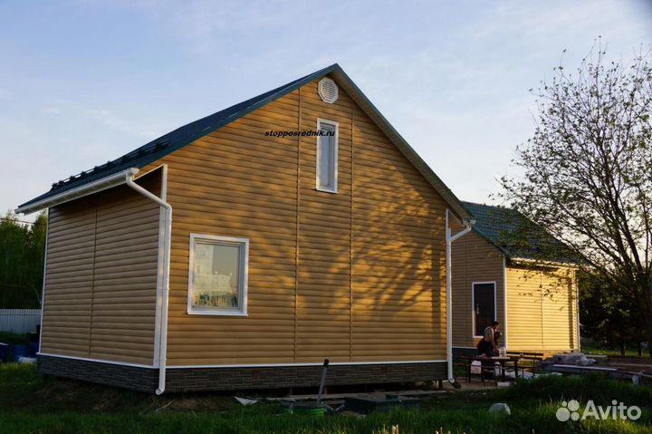 Сайдинг виниловый блок-хаус Тундра Клён