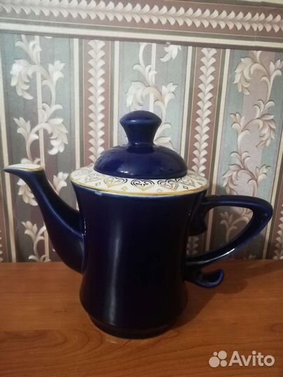 Сервиз СССР кофейный (фарфор, кобальт)