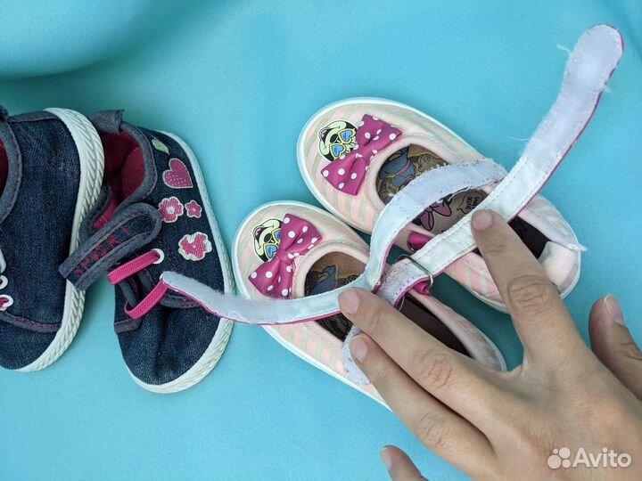 Обувь для девочки кеды балетки 23 р