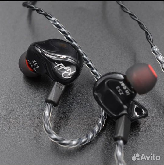 Наушники-вкладыши KZ ZS3 1DD, Hi-Fi