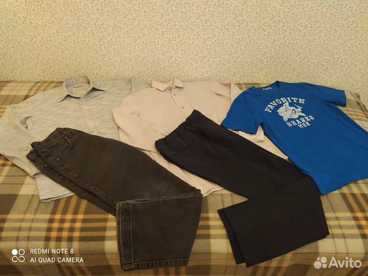 Вещи пакетом на мальчика 140