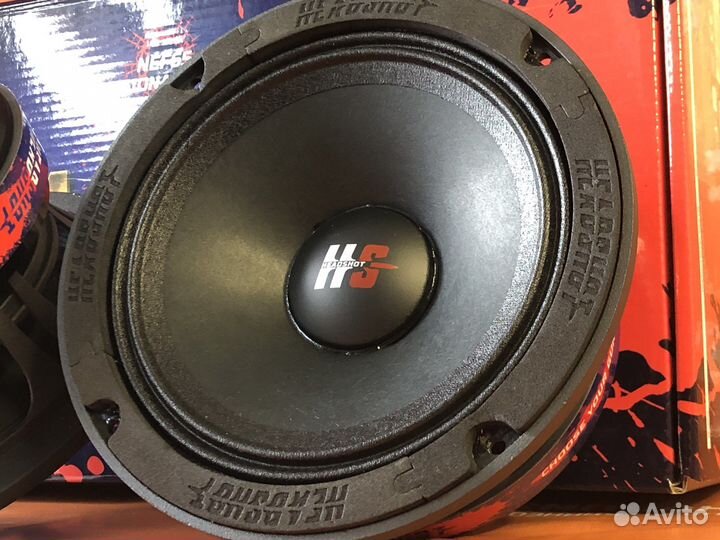 Динамики kicx headshot NEF65 16,5см эстрада