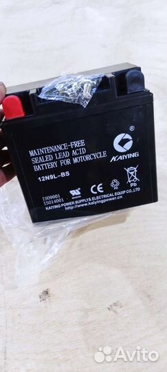 Аккумулятор 12в 9а (135х75х135) 12N9L-BS гелевый
