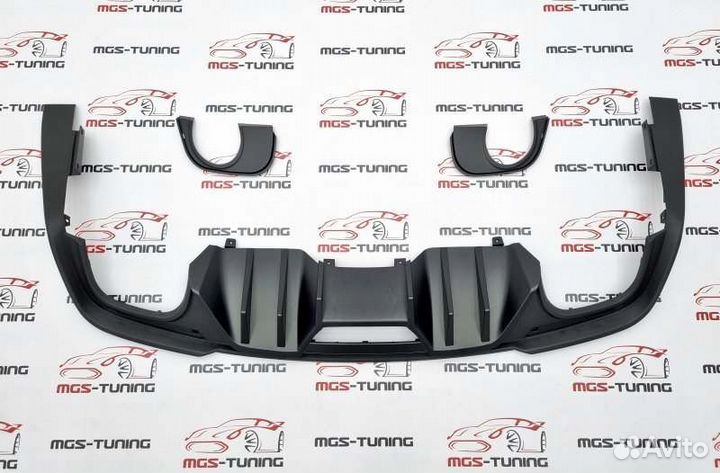 Диффузор Ford Mustang 2017+ стиль Rock