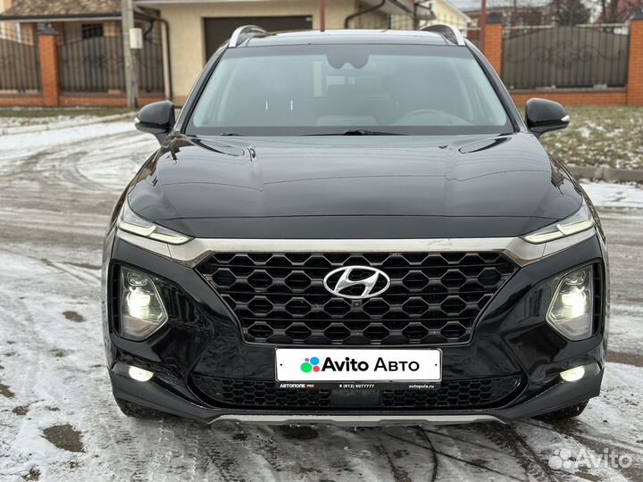 Hyundai Santa Fe 2.2 AT, 2018, 157 700 км