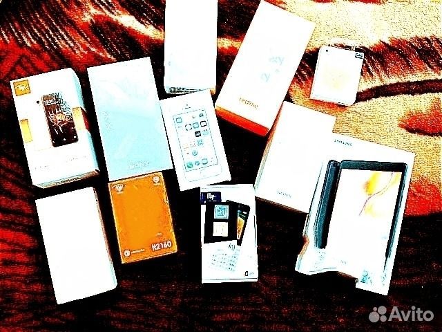 Коробки пустые с инструкциями