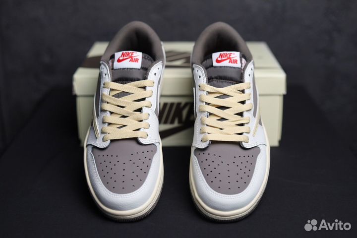 Кроссовки Nike Air Jordan 1 low travis scott mocha