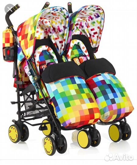 Крутая коляска Cosatto для двойн.или погод.Анг