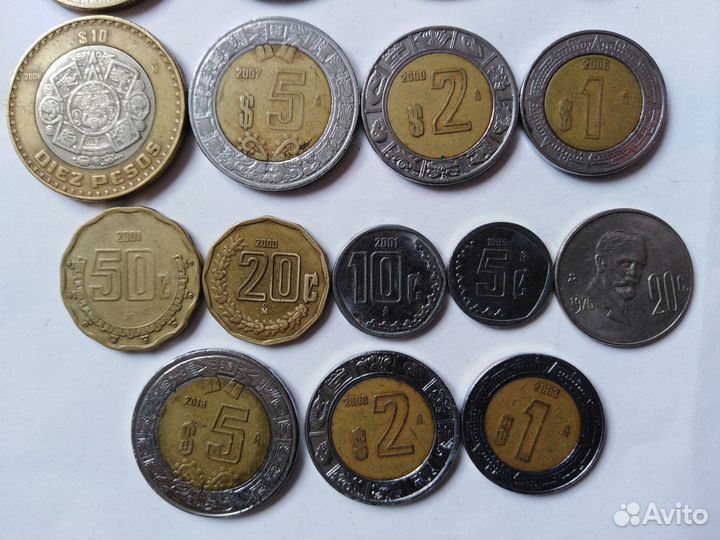 Монеты Мексики