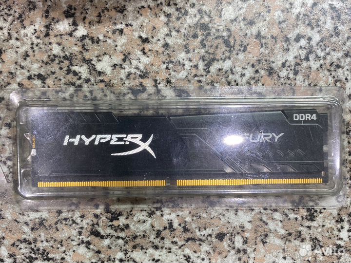 Оперативная память ddr4 hyperx fury 8gb