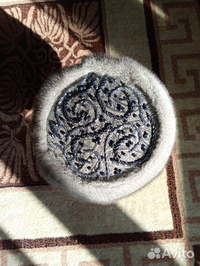 Шапка норковая 58 размер женская