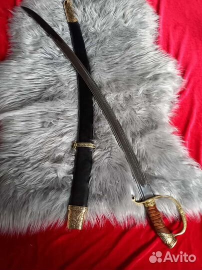 Сабля драгунская офицерская резная