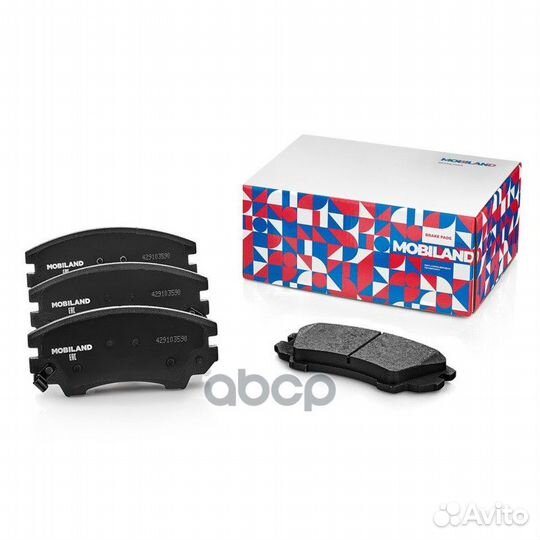 Колодки тормозные дисковые перед 429103590