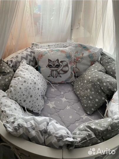 Бортики в кроватку детские новые мальчику девочке