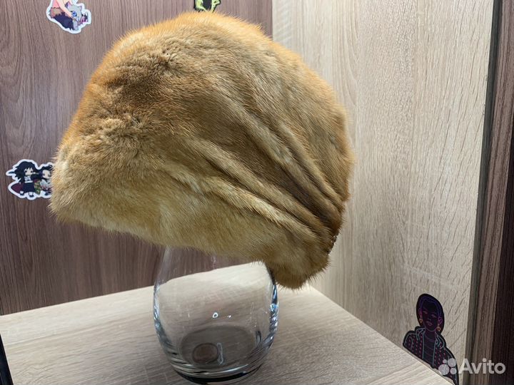 Шапка норковая женская новая