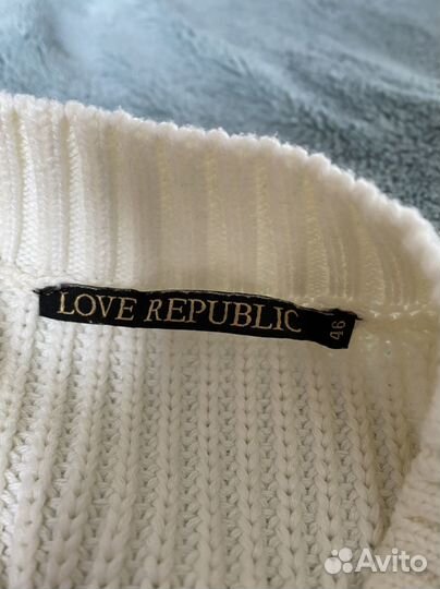 Вязаный топ love republic