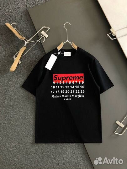 Maison margiela supreme футболка