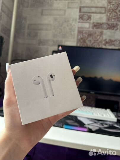 Беспроводные наушники apple airpods 2