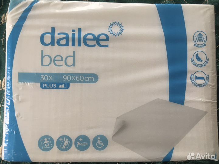 Пелёнки впитывающие, одноразовые Dailee