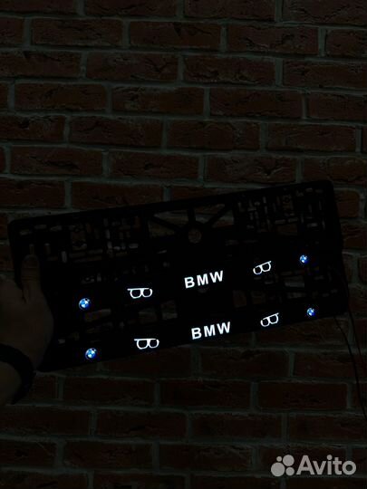 LED рамки для госномеров авто