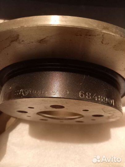 Тормозные диски задние volvo 740/760, 940/960