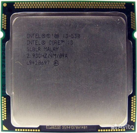 Процессор CPU Intel Core i3-530 2.93 GHz/2core/svg
